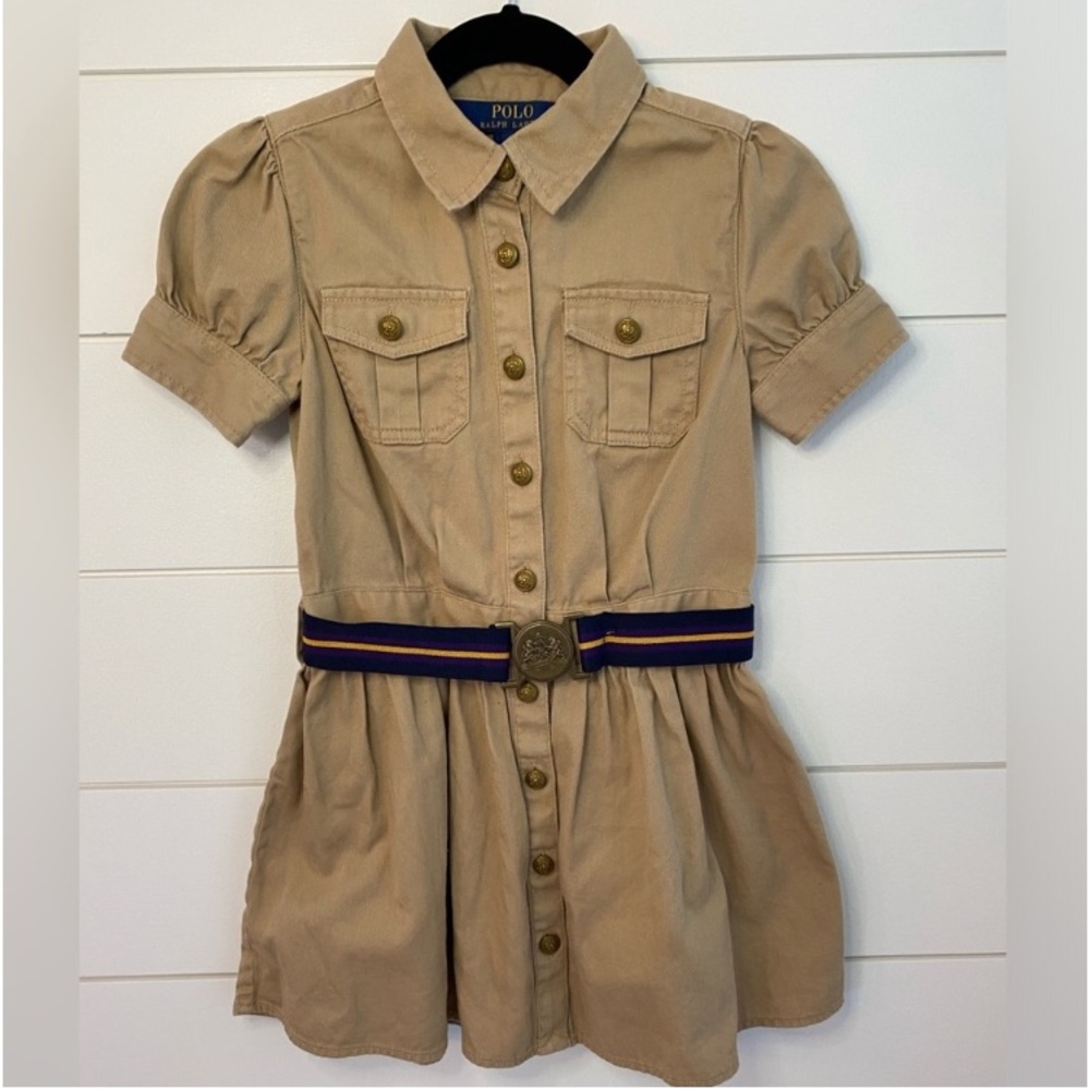 Polo by Ralph Lauren Tan Kids Casual Dress